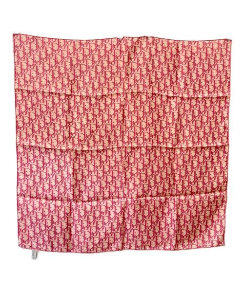 Christian Dior（クリスチャン ディオール）Christian Dior (クリスチャン ディオール) シルクスカーフ ピンクの古着・服飾アイテム