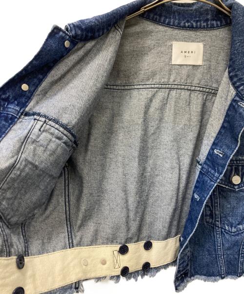 Ameri（アメリ）AMERI (アメリ) 4WAY デニムドレスコート インディゴ サイズ:Sの古着・服飾アイテム