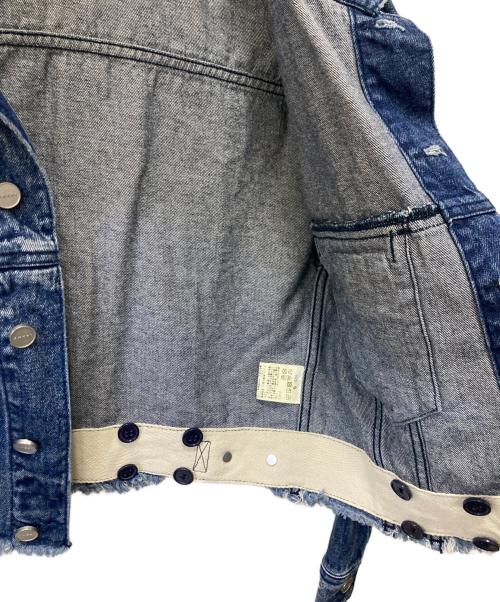 Ameri（アメリ）AMERI (アメリ) 4WAY デニムドレスコート インディゴ サイズ:Sの古着・服飾アイテム