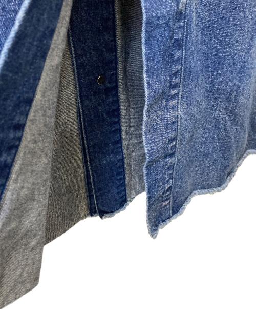 Ameri（アメリ）AMERI (アメリ) 4WAY デニムドレスコート インディゴ サイズ:Sの古着・服飾アイテム