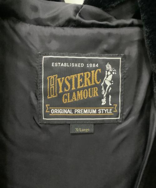 Hysteric Glamour（ヒステリックグラマー）Hysteric Glamour (ヒステリックグラマー) T.NOGUCHI (T.NOGUCHI) F★CK 刺繍 フーデッドジャケット ブラック サイズ:XL 未使用品の古着・服飾アイテム