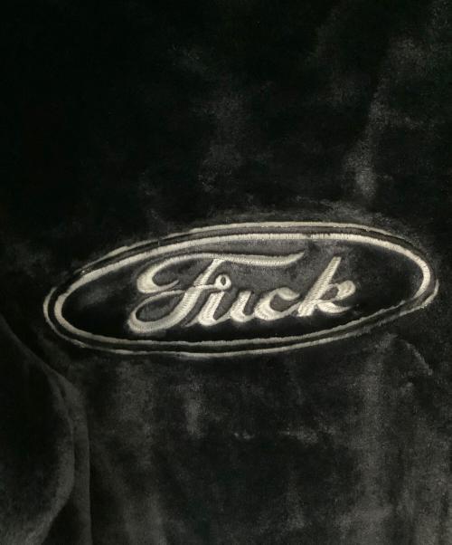 Hysteric Glamour（ヒステリックグラマー）Hysteric Glamour (ヒステリックグラマー) T.NOGUCHI (T.NOGUCHI) F★CK 刺繍 フーデッドジャケット ブラック サイズ:XL 未使用品の古着・服飾アイテム