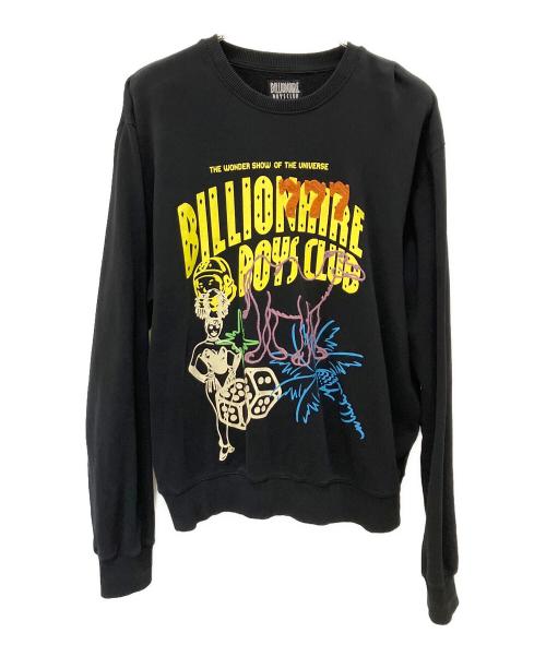 BILLIONAIRE BOYS CLUB（ビリオネアボーイズクラブ）BILLIONAIRE BOYS CLUB (ビリオネアボーイズクラブ) クルーネックスウェット ブラック サイズ:Mの古着・服飾アイテム