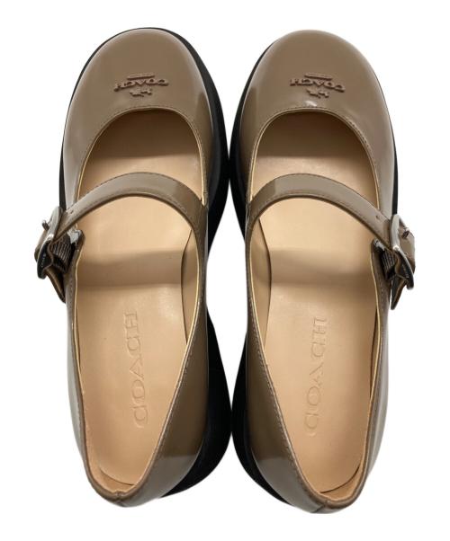 COACH（コーチ）COACH (コーチ) 厚底パンプス ブラウン サイズ:6.5Cの古着・服飾アイテム