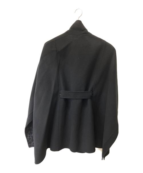 COACH（コーチ）COACH (コーチ) ウールメルトンケープコート ブラック サイズ:XS/Sの古着・服飾アイテム