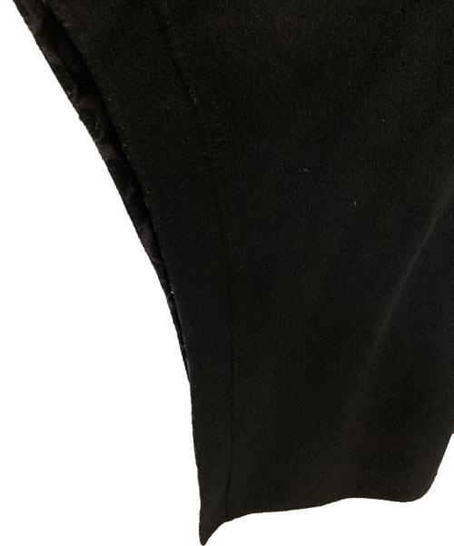 COACH（コーチ）COACH (コーチ) ウールメルトンケープコート ブラック サイズ:XS/Sの古着・服飾アイテム