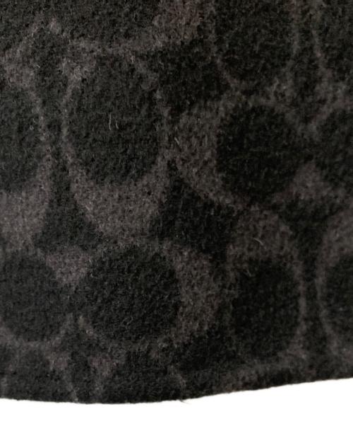 COACH（コーチ）COACH (コーチ) ウールメルトンケープコート ブラック サイズ:XS/Sの古着・服飾アイテム