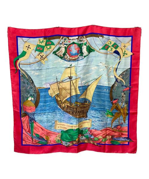 HERMES（エルメス）HERMES (エルメス) カレ90 レッドの古着・服飾アイテム