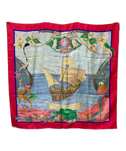 HERMES（エルメス）HERMES (エルメス) カレ90 レッドの古着・服飾アイテム