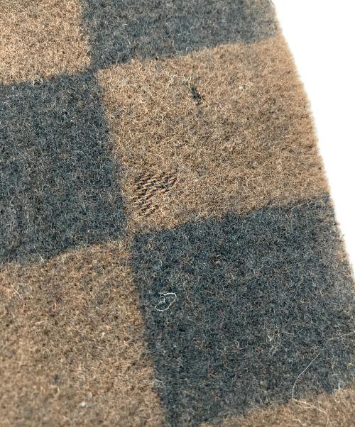 FENDI（フェンディ）FENDI (フェンディ) マフラー ブラウン×ブラックの古着・服飾アイテム