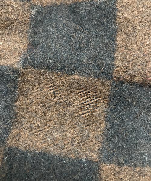 FENDI（フェンディ）FENDI (フェンディ) マフラー ブラウン×ブラックの古着・服飾アイテム