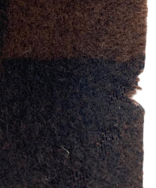 FENDI（フェンディ）FENDI (フェンディ) マフラー ブラウン×ブラックの古着・服飾アイテム