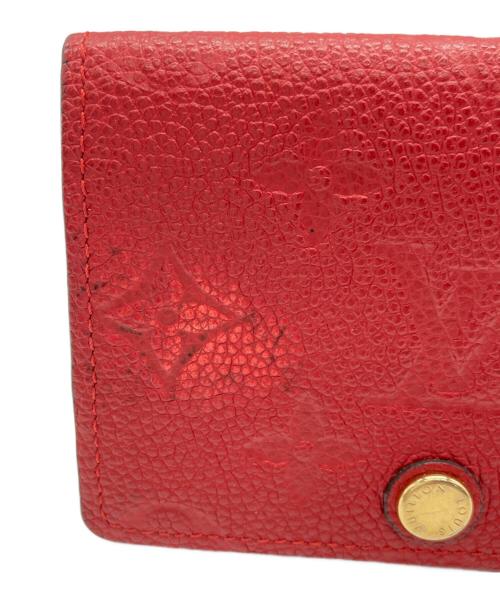 LOUIS VUITTON（ルイ ヴィトン）LOUIS VUITTON (ルイ ヴィトン) アンヴェロップ・カルト・ドゥ・ヴィジット レッドの古着・服飾アイテム
