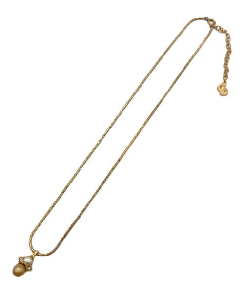 Christian Dior（クリスチャン ディオール）Christian Dior (クリスチャン ディオール) パールネックレス ゴールドの古着・服飾アイテム