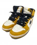 NIKEナイキ）の古着「AIR JORDAN1」｜ホワイト×イエロー