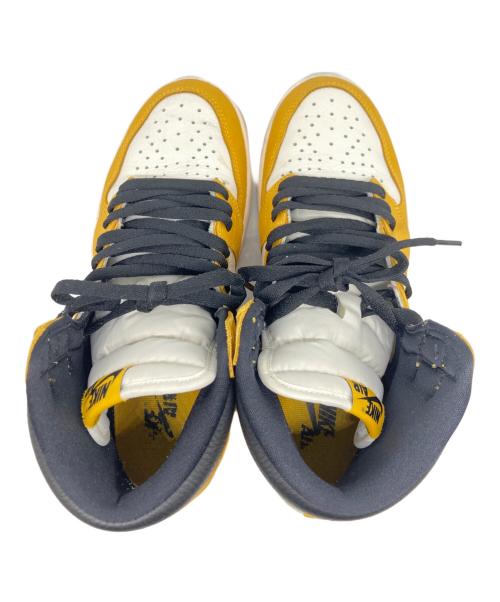 NIKE（ナイキ）NIKE (ナイキ) AIR JORDAN1 ホワイト×イエロー サイズ:cm 26.5の古着・服飾アイテム