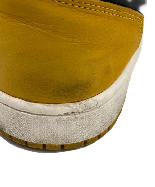 NIKE（ナイキ）NIKE (ナイキ) AIR JORDAN1 ホワイト×イエロー サイズ:cm 26.5の古着・服飾アイテム