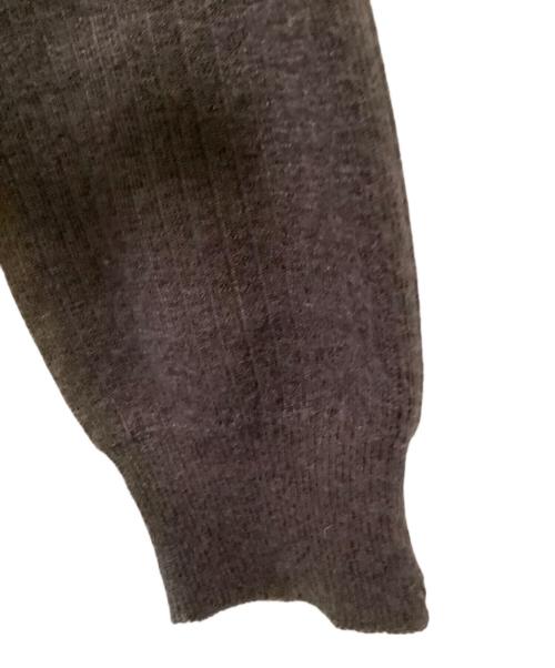 DRAWER（ドゥロワー）DRAWER (ドゥロワー) 薄手ニット ブラウン サイズ:2の古着・服飾アイテム