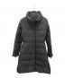 Kate Spade（ケイトスペード）の古着「バックリボンビジューダウンコート」｜ブラック