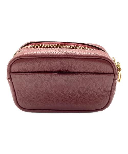 TORY BURCH（トリーバーチ）TORY BURCH (トリーバーチ) ショルダーバッグ ボルドー×ベージュの古着・服飾アイテム