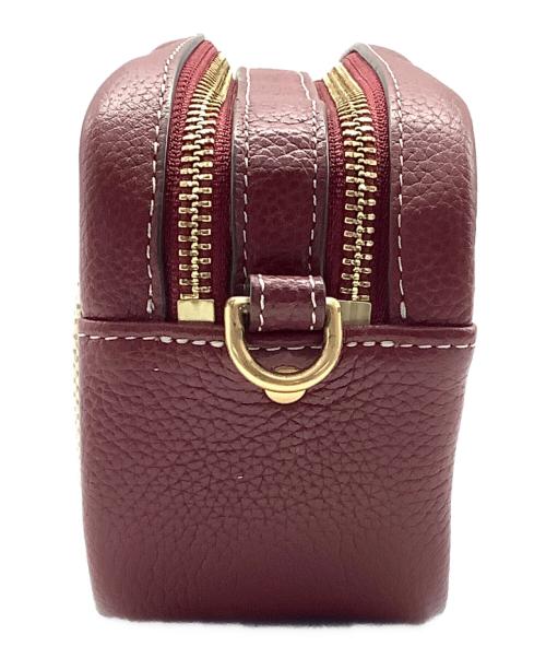 TORY BURCH（トリーバーチ）TORY BURCH (トリーバーチ) ショルダーバッグ ボルドー×ベージュの古着・服飾アイテム