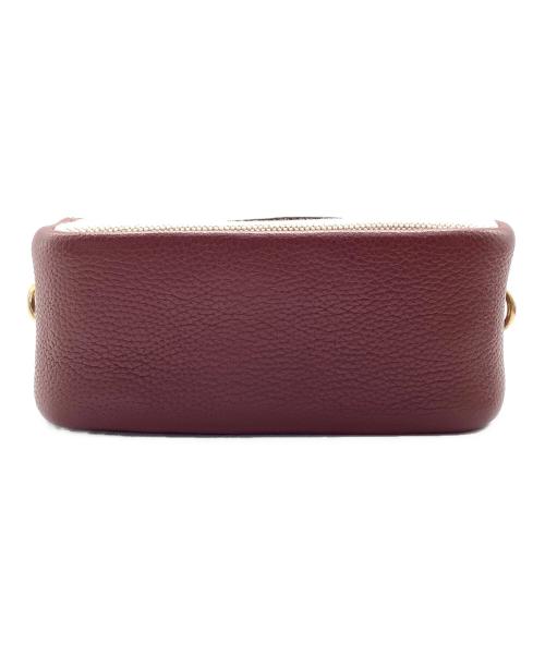 TORY BURCH（トリーバーチ）TORY BURCH (トリーバーチ) ショルダーバッグ ボルドー×ベージュの古着・服飾アイテム