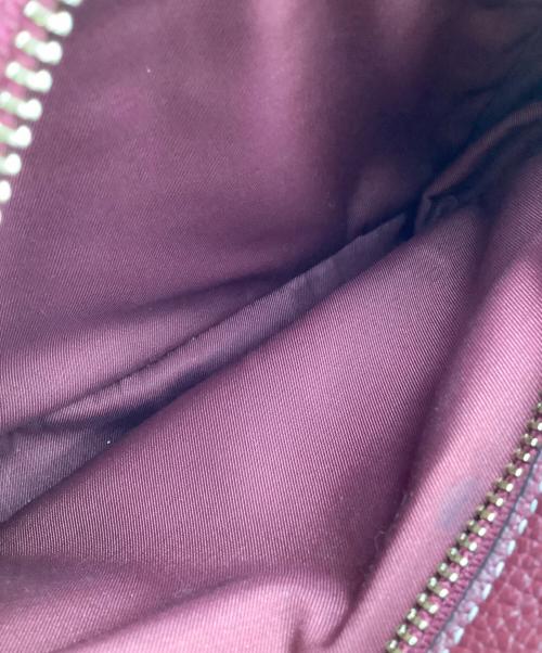 TORY BURCH（トリーバーチ）TORY BURCH (トリーバーチ) ショルダーバッグ ボルドー×ベージュの古着・服飾アイテム