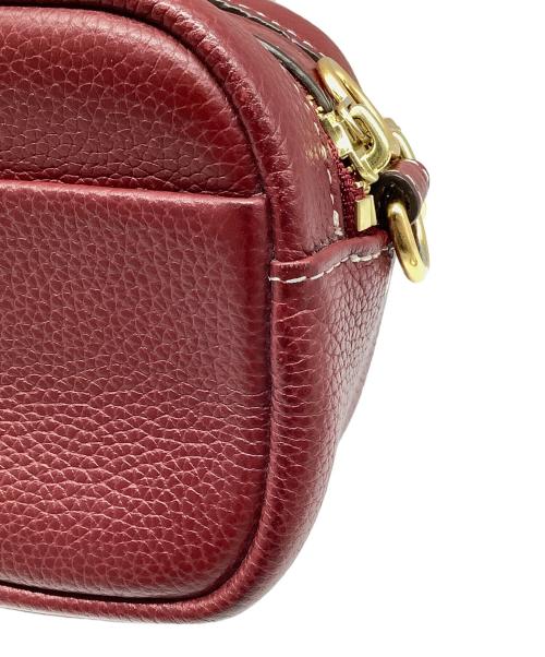 TORY BURCH（トリーバーチ）TORY BURCH (トリーバーチ) ショルダーバッグ ボルドー×ベージュの古着・服飾アイテム