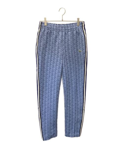 LACOSTE（ラコステ）LACOSTE (ラコステ) サイドテーピングモノグラムジャカードトラックパンツ スカイブルー サイズ:US XSの古着・服飾アイテム