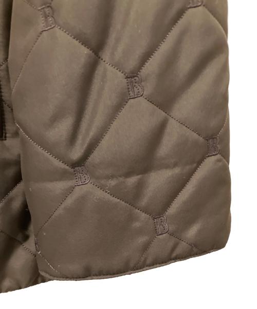 BALMAIN（バルマン）BALMAIN (バルマン) ブルーフォックスファー中綿ハーフコート ブラウン サイズ:SIZE　9の古着・服飾アイテム