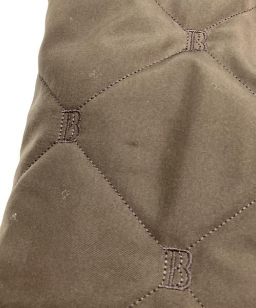 BALMAIN（バルマン）BALMAIN (バルマン) ブルーフォックスファー中綿ハーフコート ブラウン サイズ:SIZE　9の古着・服飾アイテム