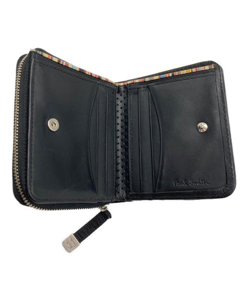 PAUL SMITH（ポールスミス）Paul Smith (ポールスミス) 2つ折り財布 ブラックの古着・服飾アイテム