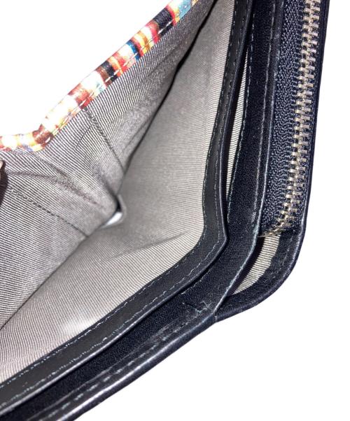 PAUL SMITH（ポールスミス）Paul Smith (ポールスミス) 2つ折り財布 ブラックの古着・服飾アイテム