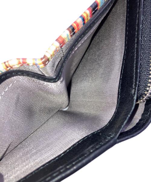 PAUL SMITH（ポールスミス）Paul Smith (ポールスミス) 2つ折り財布 ブラックの古着・服飾アイテム