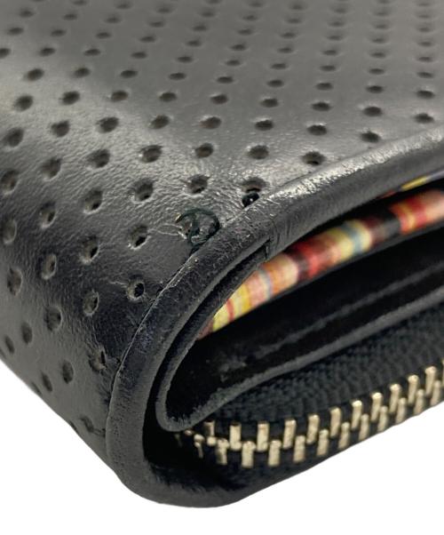 PAUL SMITH（ポールスミス）Paul Smith (ポールスミス) 2つ折り財布 ブラックの古着・服飾アイテム