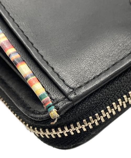 PAUL SMITH（ポールスミス）Paul Smith (ポールスミス) 2つ折り財布 ブラックの古着・服飾アイテム