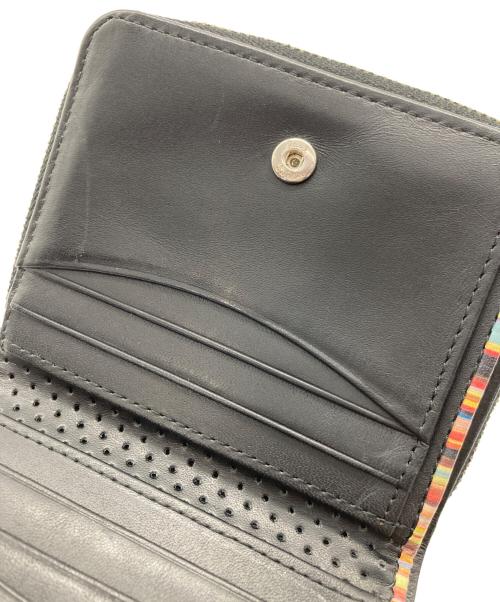 PAUL SMITH（ポールスミス）Paul Smith (ポールスミス) 2つ折り財布 ブラックの古着・服飾アイテム