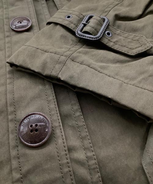 BURBERRY BLACK LABEL（バーバリーブラックレーベル）BURBERRY BLACK LABEL (バーバリーブラックレーベル) モッズコート オリーブ サイズ:Mの古着・服飾アイテム