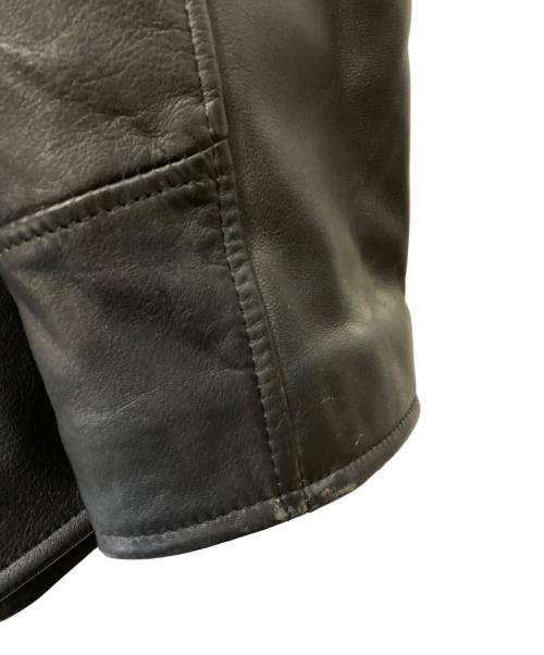 HARLEY-DAVIDSON（ハーレーダビッドソン）HARLEY-DAVIDSON (ハーレーダビッドソン) シングルライダースジャケット ブラック サイズ:Lの古着・服飾アイテム