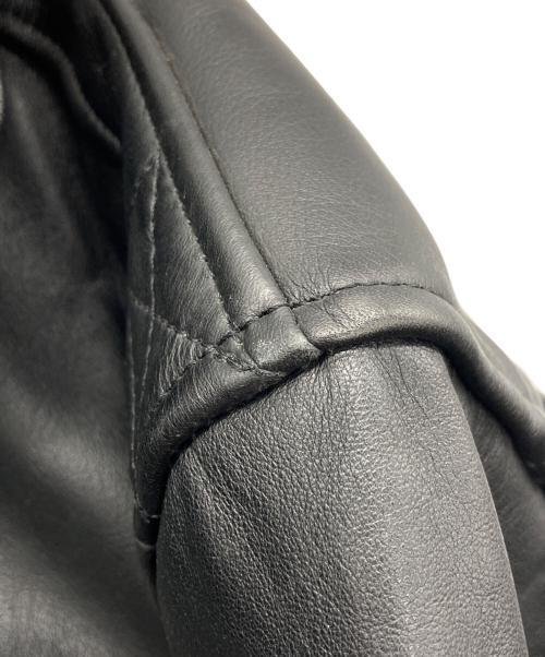 HARLEY-DAVIDSON（ハーレーダビッドソン）HARLEY-DAVIDSON (ハーレーダビッドソン) シングルライダースジャケット ブラック サイズ:Lの古着・服飾アイテム