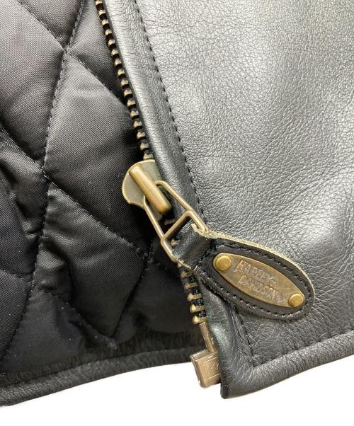 HARLEY-DAVIDSON（ハーレーダビッドソン）HARLEY-DAVIDSON (ハーレーダビッドソン) シングルライダースジャケット ブラック サイズ:Lの古着・服飾アイテム