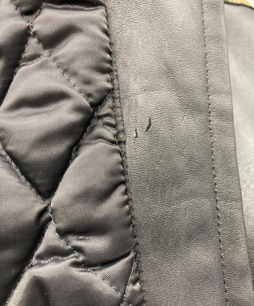 HARLEY-DAVIDSON（ハーレーダビッドソン）HARLEY-DAVIDSON (ハーレーダビッドソン) シングルライダースジャケット ブラック サイズ:Lの古着・服飾アイテム