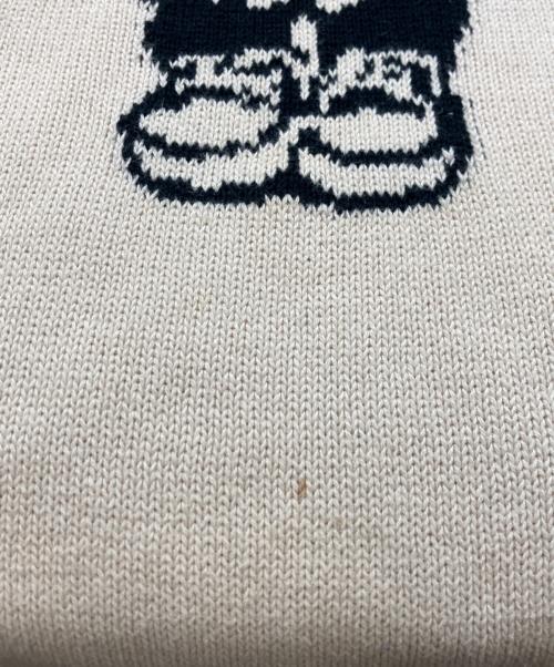 Hysteric Glamour（ヒステリックグラマー）Hysteric Glamour (ヒステリックグラマー) 薄手ニット カーキ サイズ:Lの古着・服飾アイテム