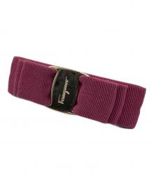 Ferragamo（フェラガモ）の古着「バレッタ」｜パープル