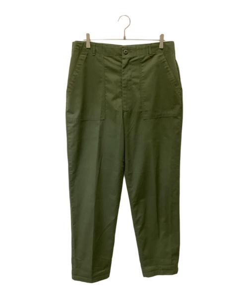 TROUSERS（トラウザーズ）TROUSERS (トラウザーズ) ユーティリティベイカーパンツ グリーン サイズ:38×33の古着・服飾アイテム