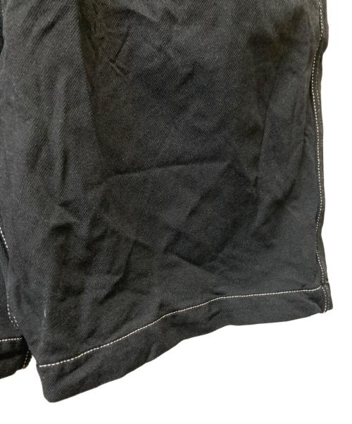 COMME des GARCONS HOMME PLUS（コムデギャルソンオムプリュス）COMME des GARCONS HOMME PLUS (コムデギャルソンオムプリュス) ポリ縮ジャンプスーツ ブラック×ホワイト サイズ:Sの古着・服飾アイテム