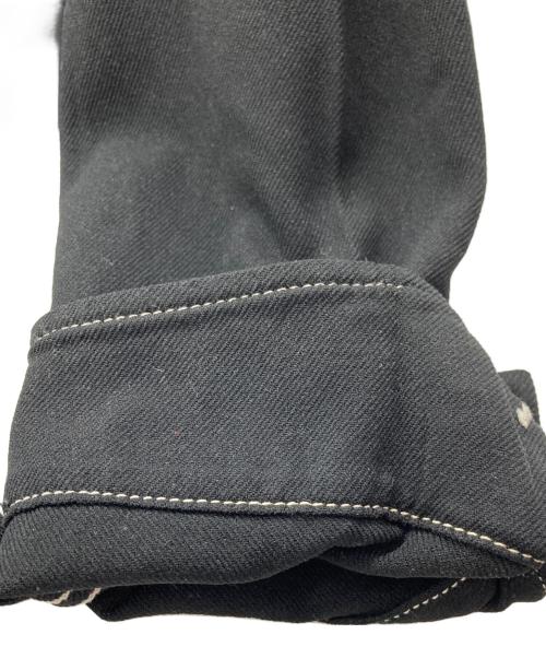 COMME des GARCONS HOMME PLUS（コムデギャルソンオムプリュス）COMME des GARCONS HOMME PLUS (コムデギャルソンオムプリュス) ポリ縮ジャンプスーツ ブラック×ホワイト サイズ:Sの古着・服飾アイテム