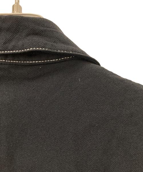 COMME des GARCONS HOMME PLUS（コムデギャルソンオムプリュス）COMME des GARCONS HOMME PLUS (コムデギャルソンオムプリュス) ポリ縮ジャンプスーツ ブラック×ホワイト サイズ:Sの古着・服飾アイテム