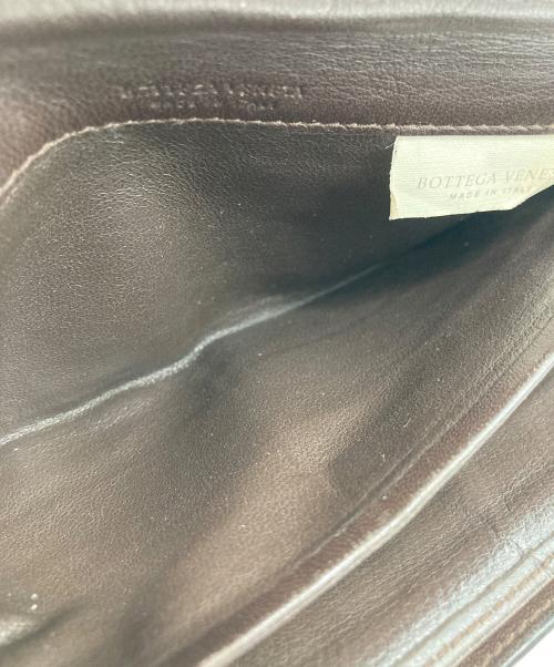 BOTTEGA VENETA（ボッテガベネタ）BOTTEGA VENETA (ボッテガベネタ) 長財布 ダークブラウンの古着・服飾アイテム
