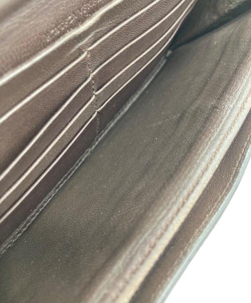 BOTTEGA VENETA（ボッテガベネタ）BOTTEGA VENETA (ボッテガベネタ) 長財布 ダークブラウンの古着・服飾アイテム